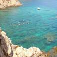 Some people snorkelling 