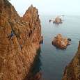 View of the area in overhang 