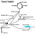 Croquis del itinerario 