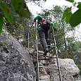 Descendiendo la escalera de regreso 