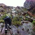 Third section of the ferrata -the most technical one- 