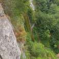 Nos acercamos al puente de la cascada Aguasaliu 