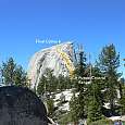 We’re getting closer to the granite mole -not only can we see the cables but we can also see the previous stepped section- 