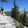 Starting the stepped slope 