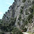 Start of the route and climbing area 
