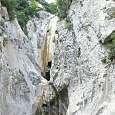 Brull waterfall in summertime 