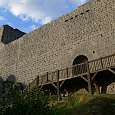 Entrada al Castillo de Montsegur 