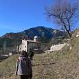 Saliendo de Vallcebre nos sirve de referencia la casa con la cúpula astronómica 