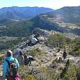 Caminamos cerca de los riscos 