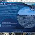 Cartel informativo del Mar de Piedra 