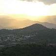 Puesta de sol en dirección Molins de Rei 