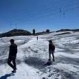 We keep moving on the glacier dodging the biggest puddles 