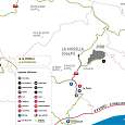 Croquis de la ruta 