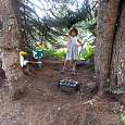 Stop number 8. Kids will have fun treasure hunting behind the picnic area 