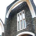 Entrada del Santuario de Nuestra Señora de Meritxell 