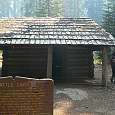 En el histórico refugio de guardas Cattle Cabin 