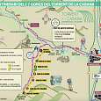 Croquis oficial dels 7 gorgs del torrent de la Cabana 