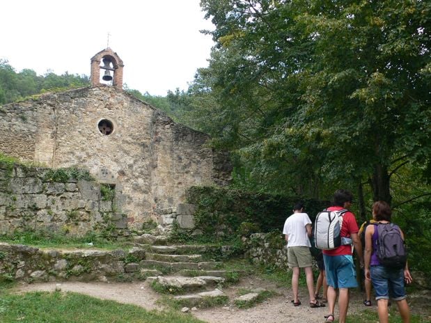 Sant Aniol uno de los puntos de interés de la ruta de Itinerània