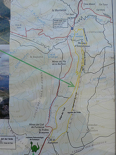 Mapa de la zona 