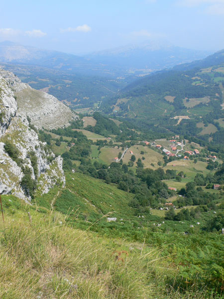 Vistas a Socueva desde el camino de regreso 