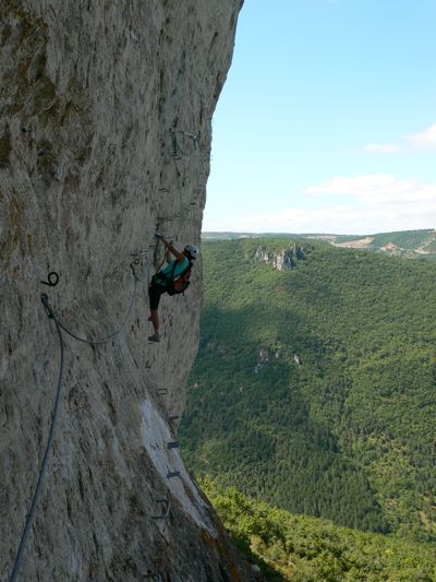 La pared se desploma ligeramente 