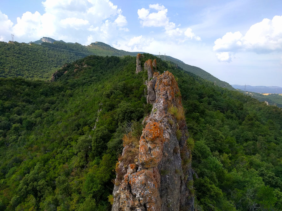Vista del recorrido que falta 