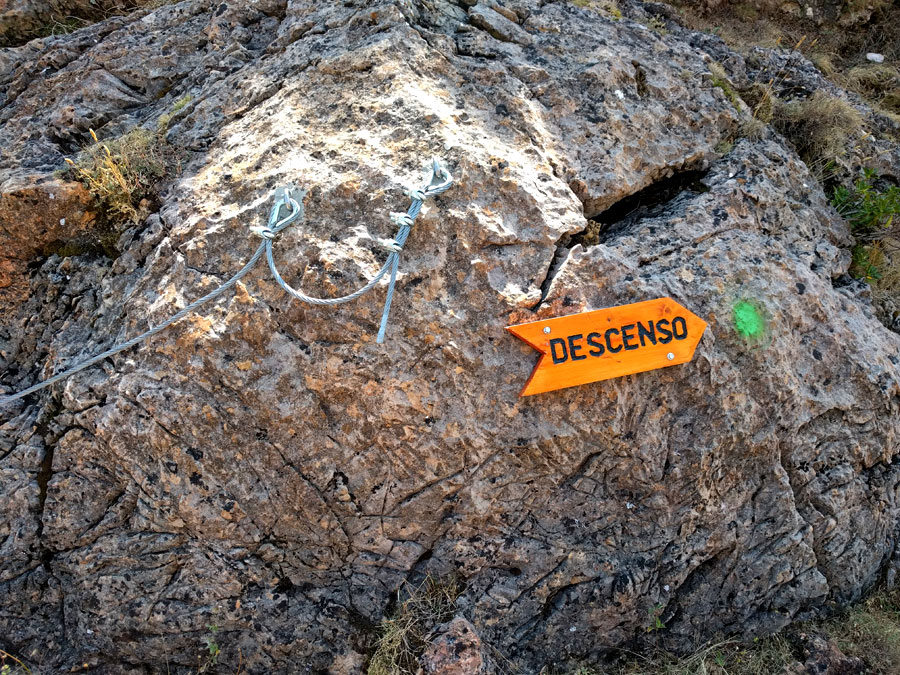 Descenso indicado y equipado 