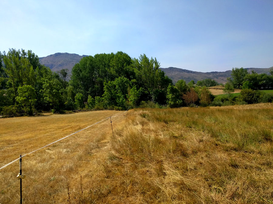 Vista atrás en la aproximación 