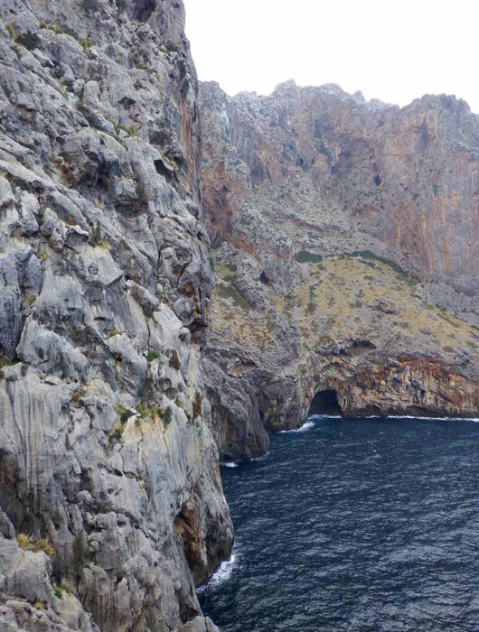 Impresionantes vistas de los acantilados que nos rodean 