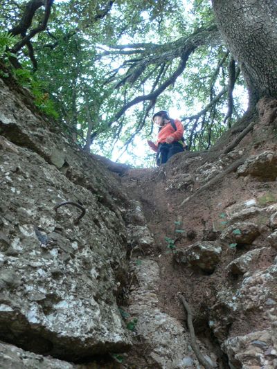 Salida de la ferrata 