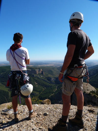 En la cima del Mallo San Jorge (© Pablo Esteban) 