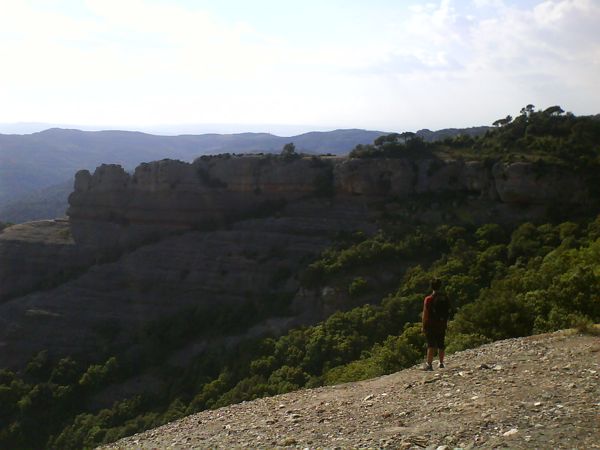 Vista atrás hacia el Morral de Sescorts 