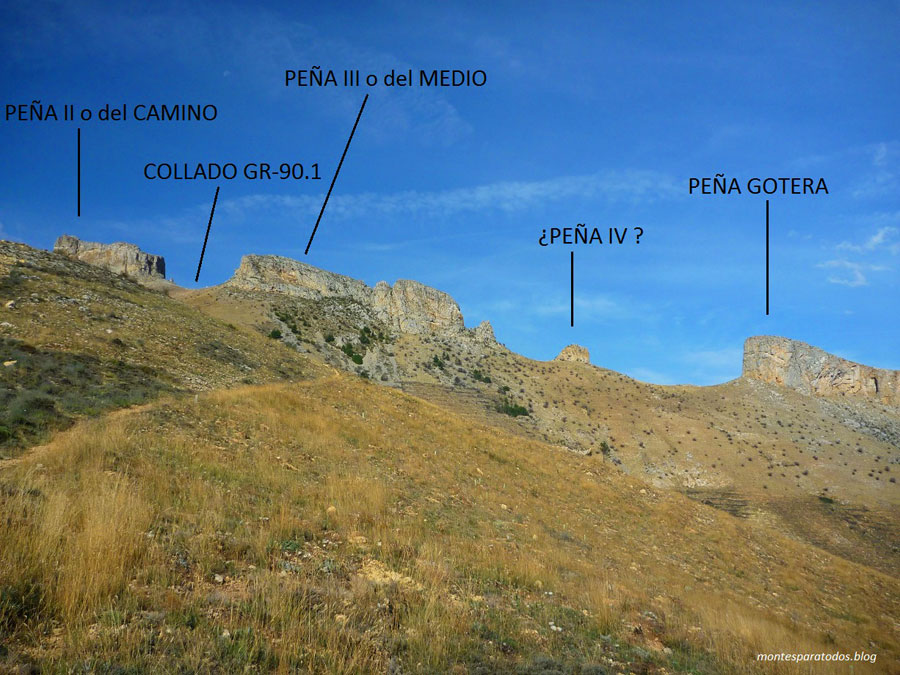 Acercándonos al collado de GR-90 