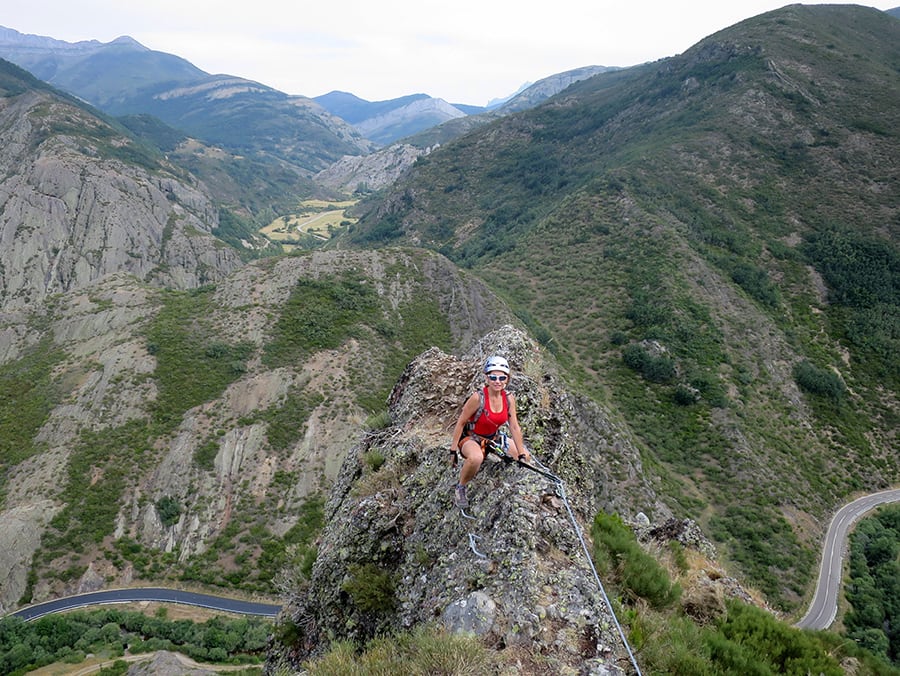 Cresta hacia el Pico Cabrón 