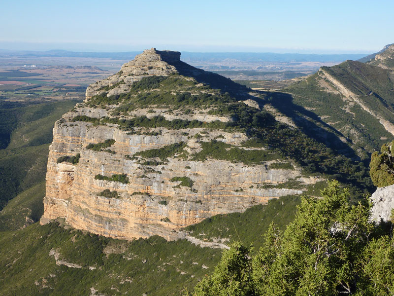 Vista hacia la Peña de Amán 