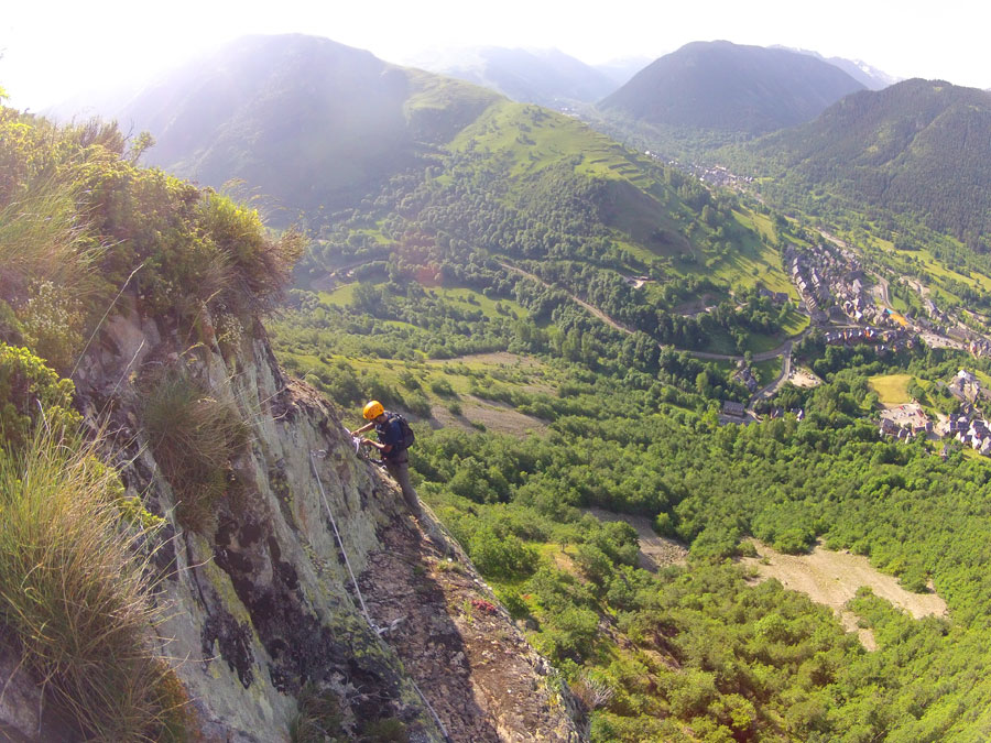 Salida de la escalera 