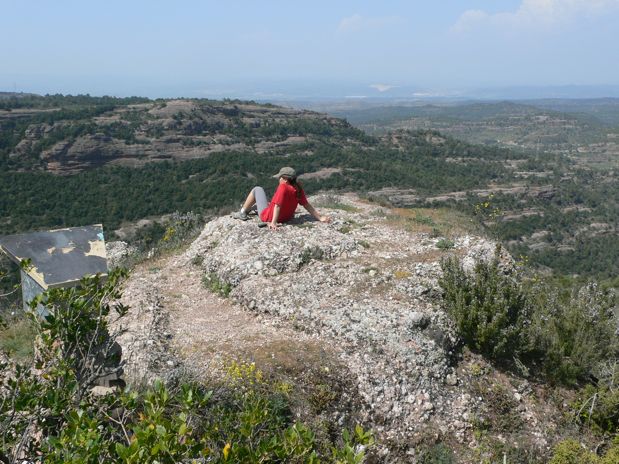 Descansando mientras contemplamos las vistas 