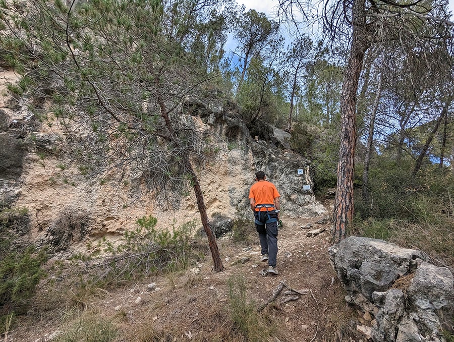 Entrada del segundo sector 
