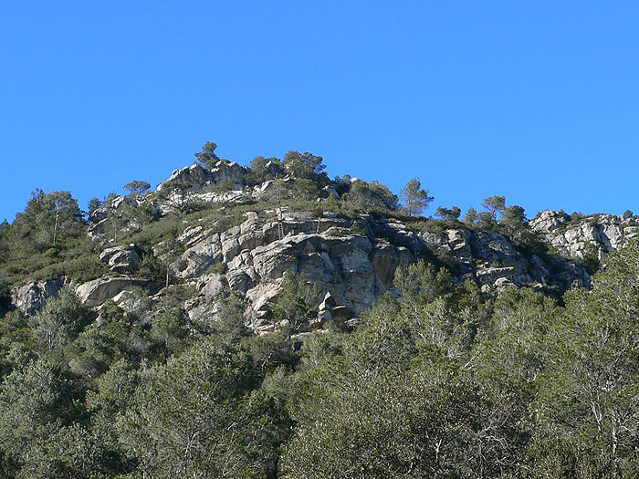 Vista general de la vía ferrata 