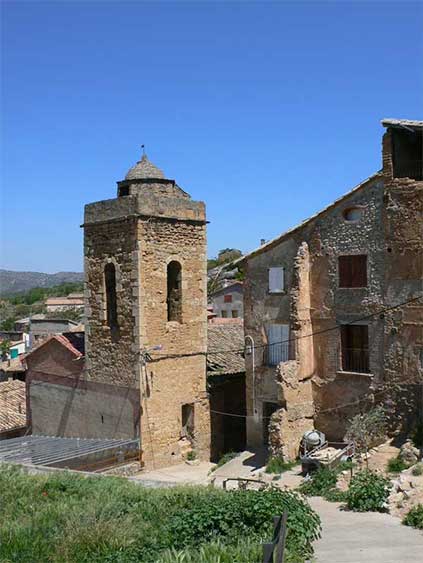 El pequeño pueblo de Olvena 