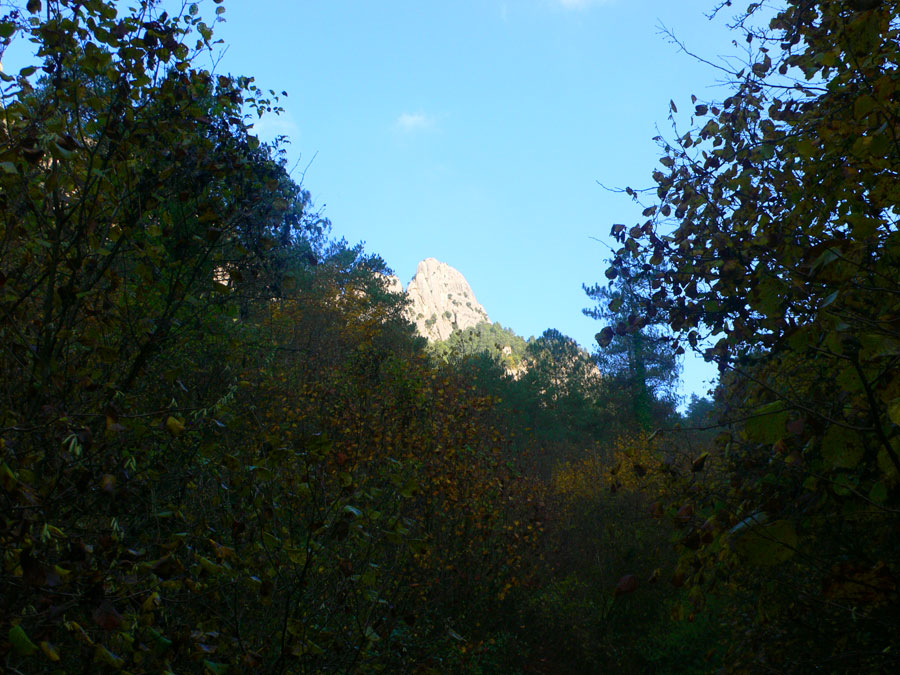 Vistas al Tossal del Bisbe desde el camino 