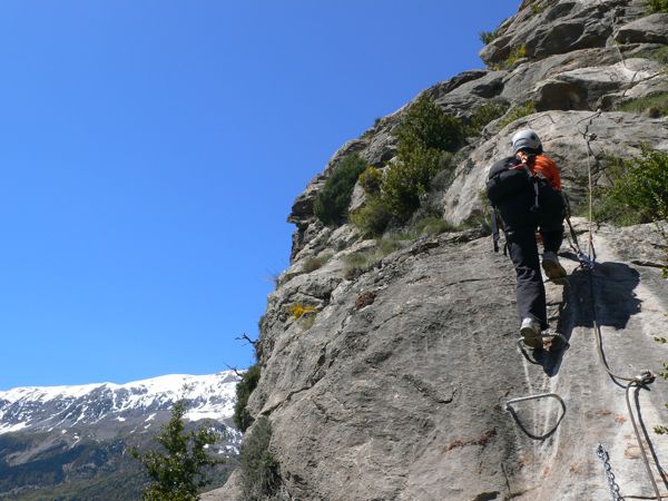 Paso final que supera una pequeña loma 