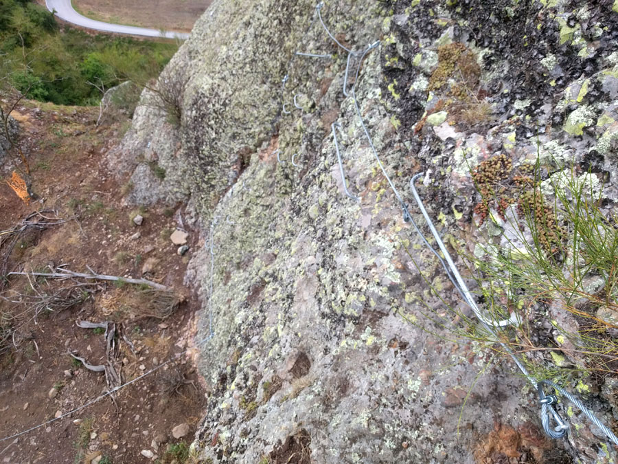 Descenso por la cara sur de la peña de Socastillo 