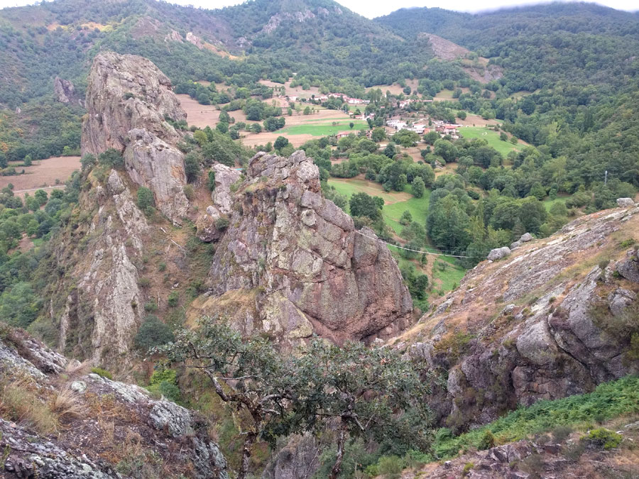 Vista atrás a la pasarela 