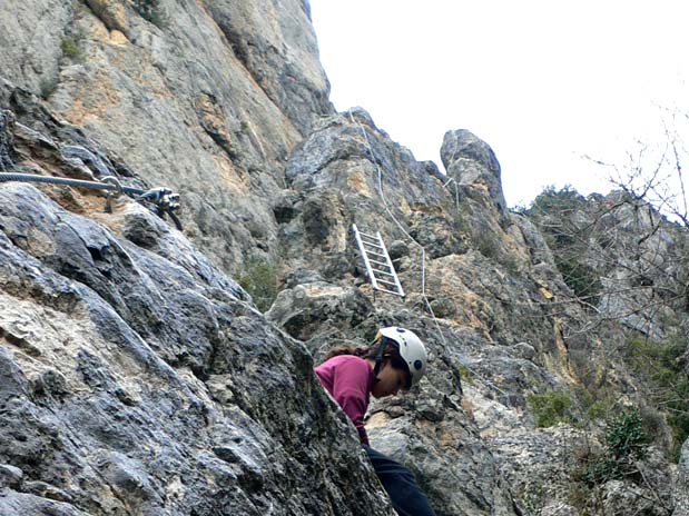 Subiendo por la cresta 