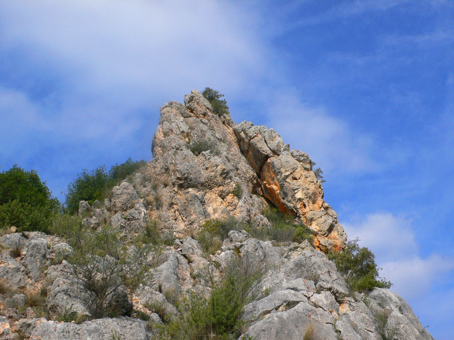 Inicio de la vía ferrata 