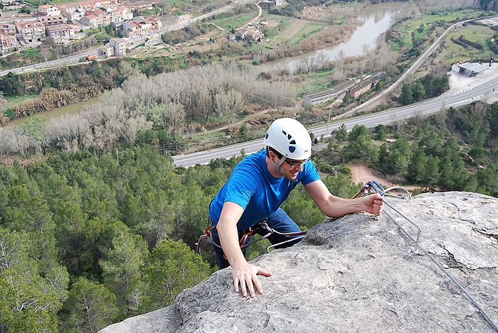 Salida con las vistas a Castellbell i el Vilar 