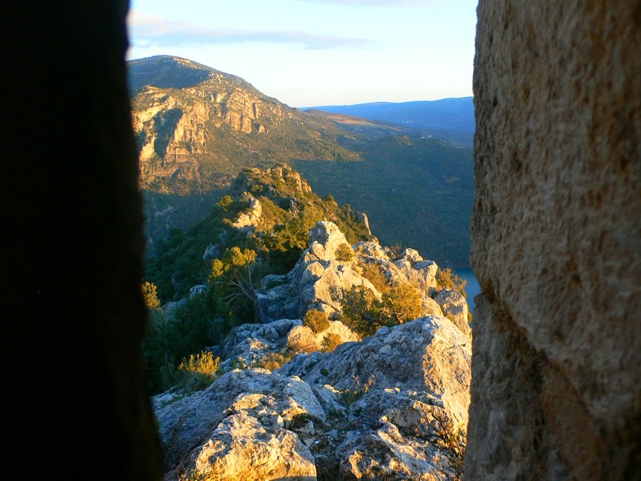 Vistas desde el interior de la ermita de Santa Quiteria 
