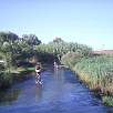 Deberemos cruzar el río por el lecho / Ruta en Bici Aiguamolls de l