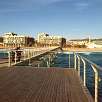 Plataforma del Pont del Petroli / Ruta en Bici El paseo marítimo de Barcelona a Premià de Mar 
